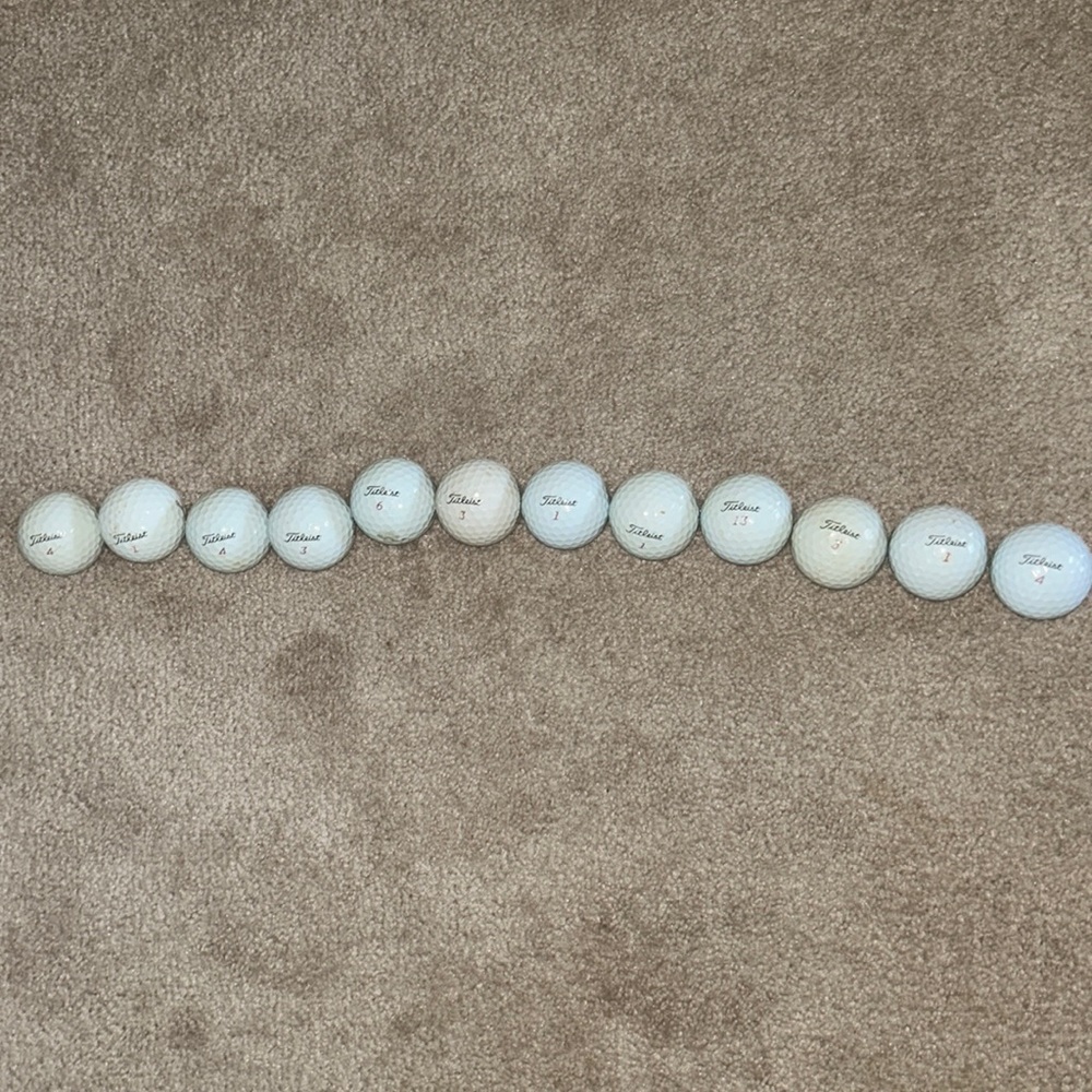 12 Titleist Pro V1x golf balls